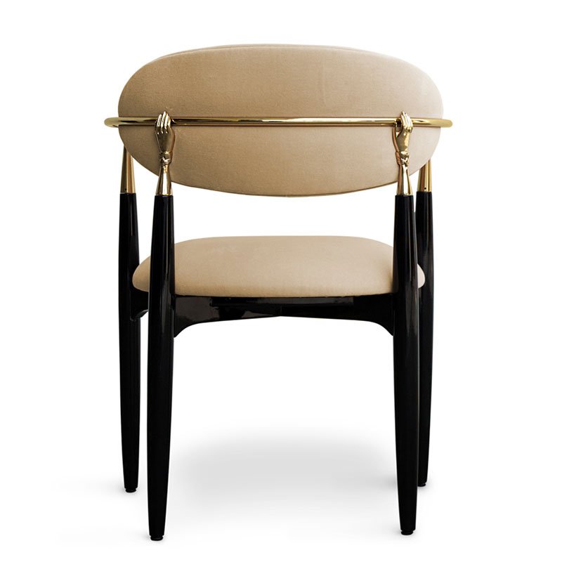 Italian Minimalist Leather Dining Chairs with and Armrest Kitchen and Office Negotiation Sales Chair