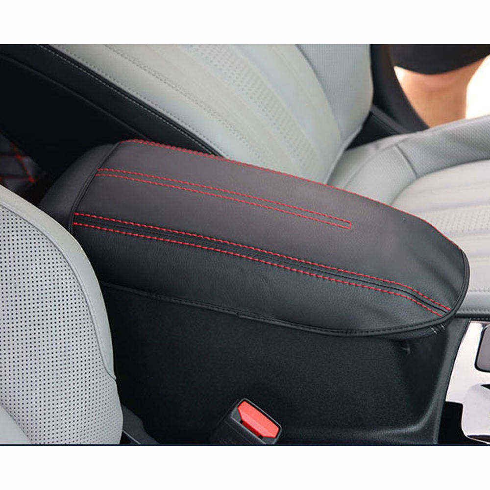 Hot Sale Car Center Console Box Arm Rest Cover for Car Protective Armrest Box Leather Sleeve for Ford
