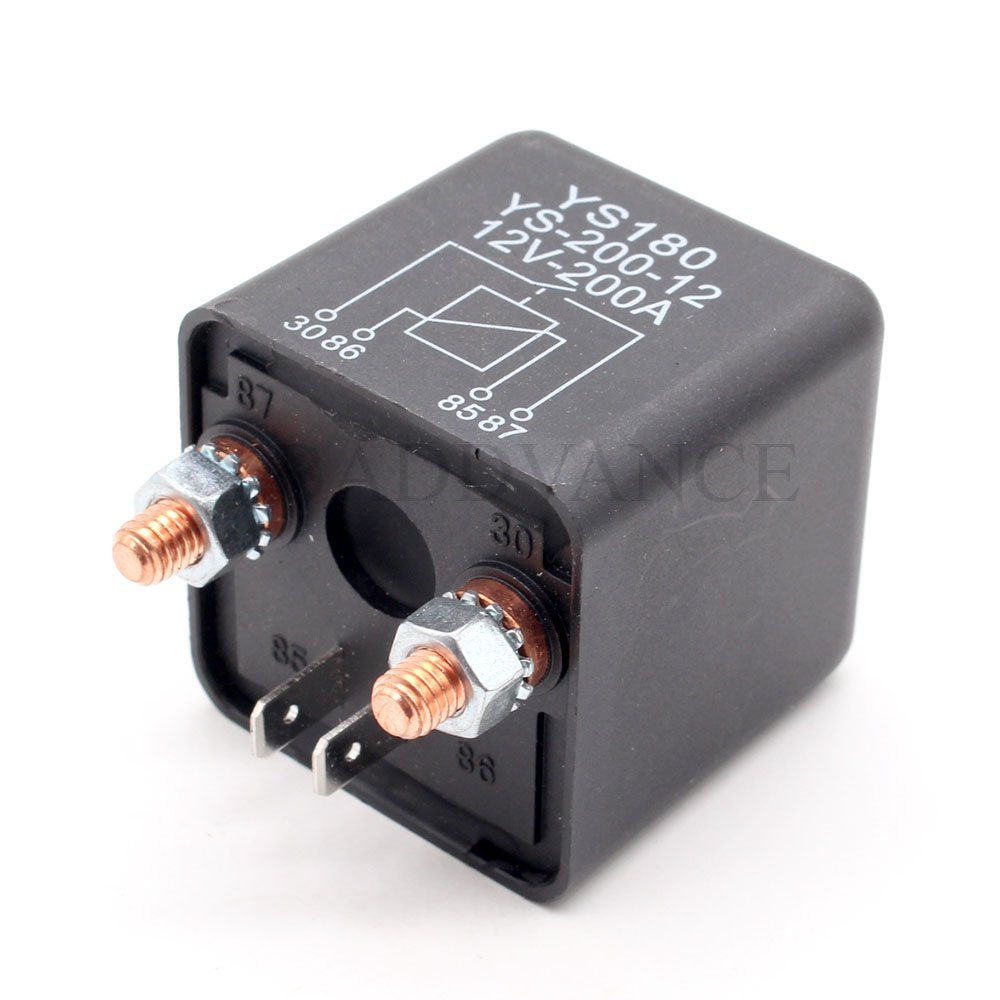 YS180 YS-200-12 12V-200A 4 Pin Heavy Duty Switch Split 12V Automotive Time Relay for Truck