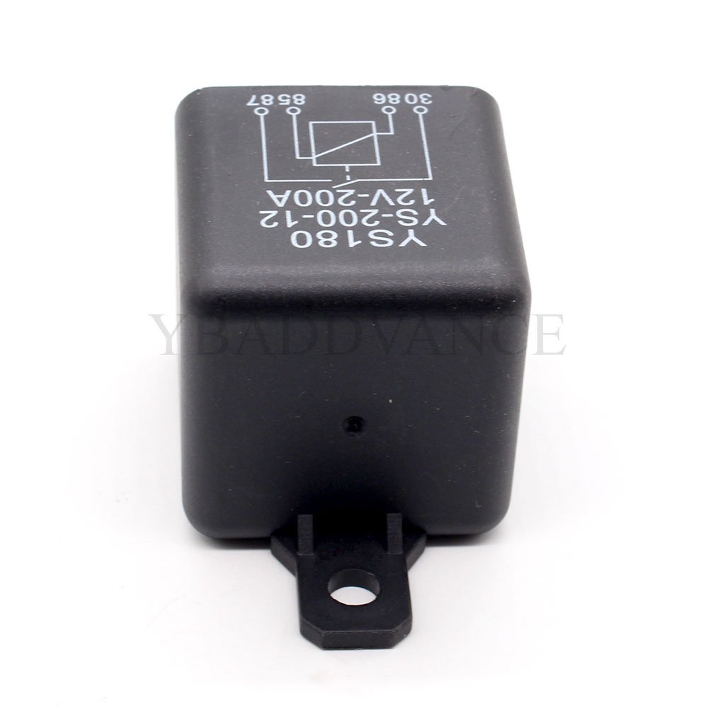 YS180 YS-200-12 12V-200A 4 Pin Heavy Duty Switch Split 12V Automotive Time Relay for Truck