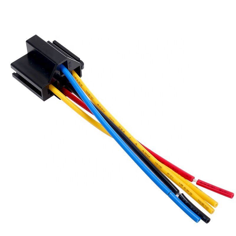 5 Pins Auto Relay Wire Harness Socket