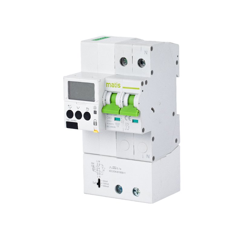Matis 2019 New Technology MT61SR 2G 3G Gprs Wifi Energy Meter Smart Breaker with Earth Leakage protection
