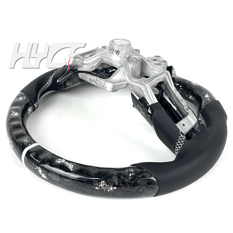 Car Interior Accessories Forged Carbon Fiber Steering Wheel For Ford Mustang 2015-2023