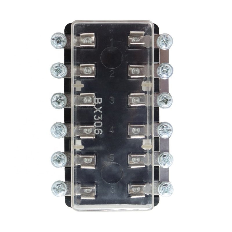 MultiChannel Safety Seat 6way Fuse Holder Car Modification Fuse Box