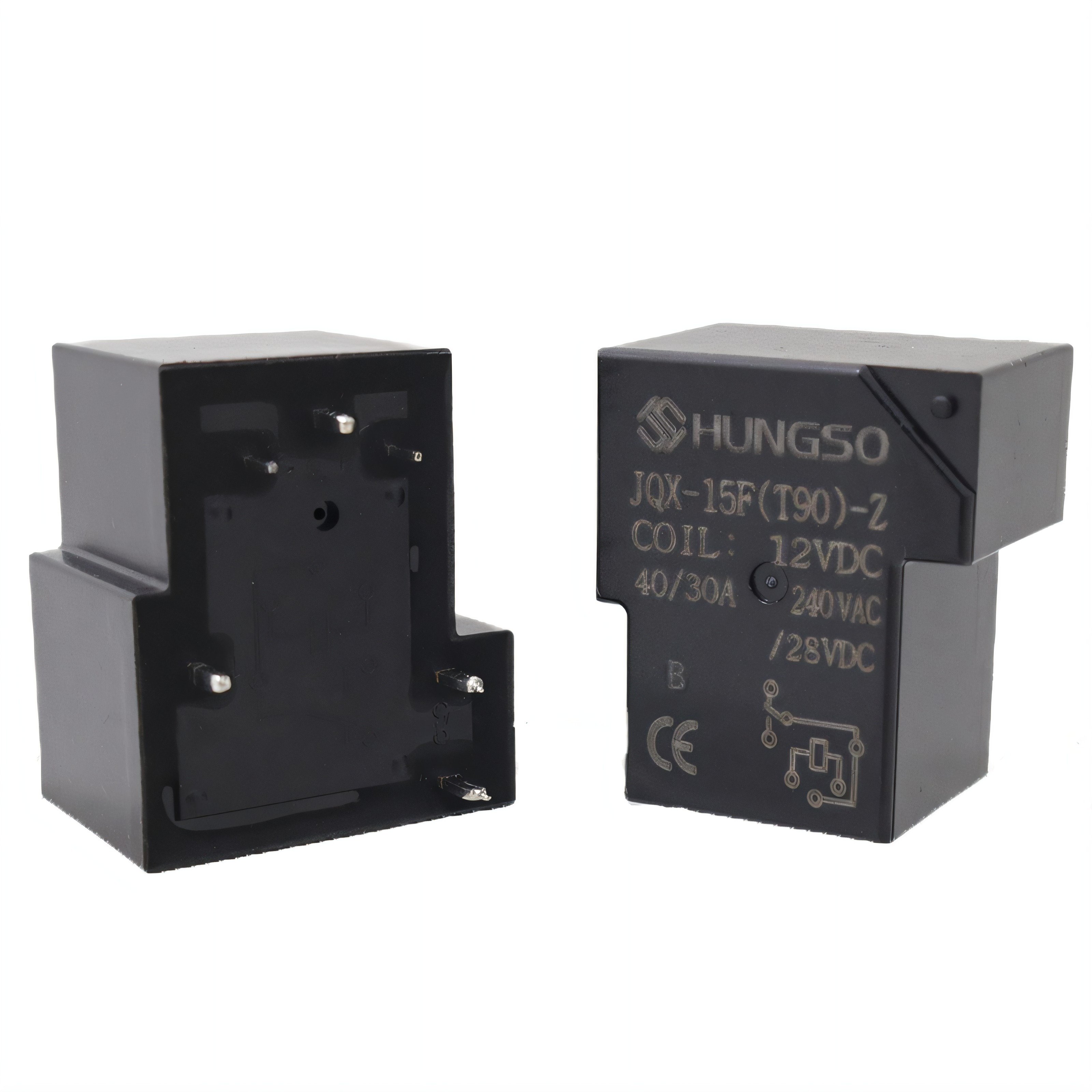 Original T-type Relay T90 Relay 20/30/40A 5/6 Pin PCB Relay 24VDC