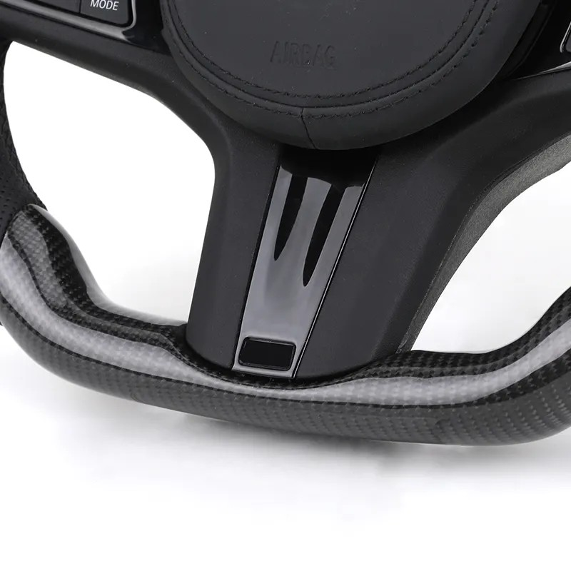 Half Perforated Leather Carbon LED Steering Wheel for BMW G12 G20 G30 G32 G80 G81 M4 F82 G82 M5 F90 X3M F87 X5m F85 M4 F82 M340i