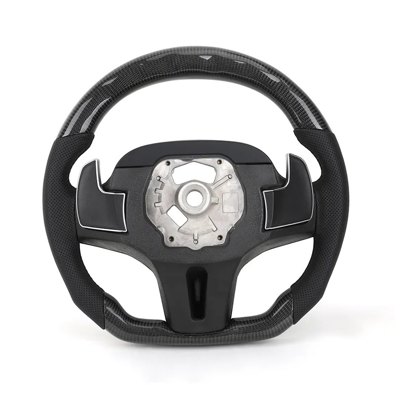 Half Perforated Leather Carbon LED Steering Wheel for BMW G12 G20 G30 G32 G80 G81 M4 F82 G82 M5 F90 X3M F87 X5m F85 M4 F82 M340i