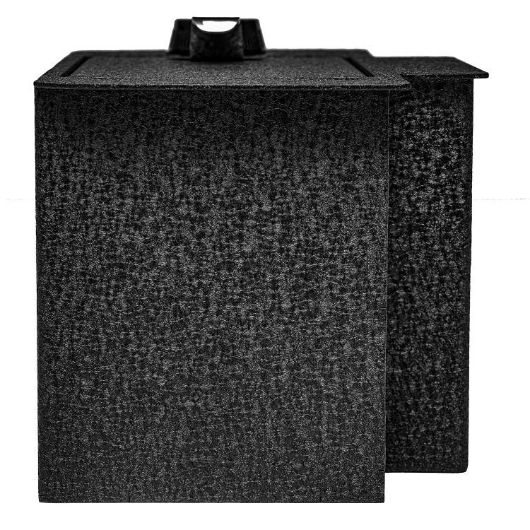 TuoJue 2015-2021 Toyota Tacoma Front Black Central Console Armrest Storage Box Organizer Metal Safe Car Accessories