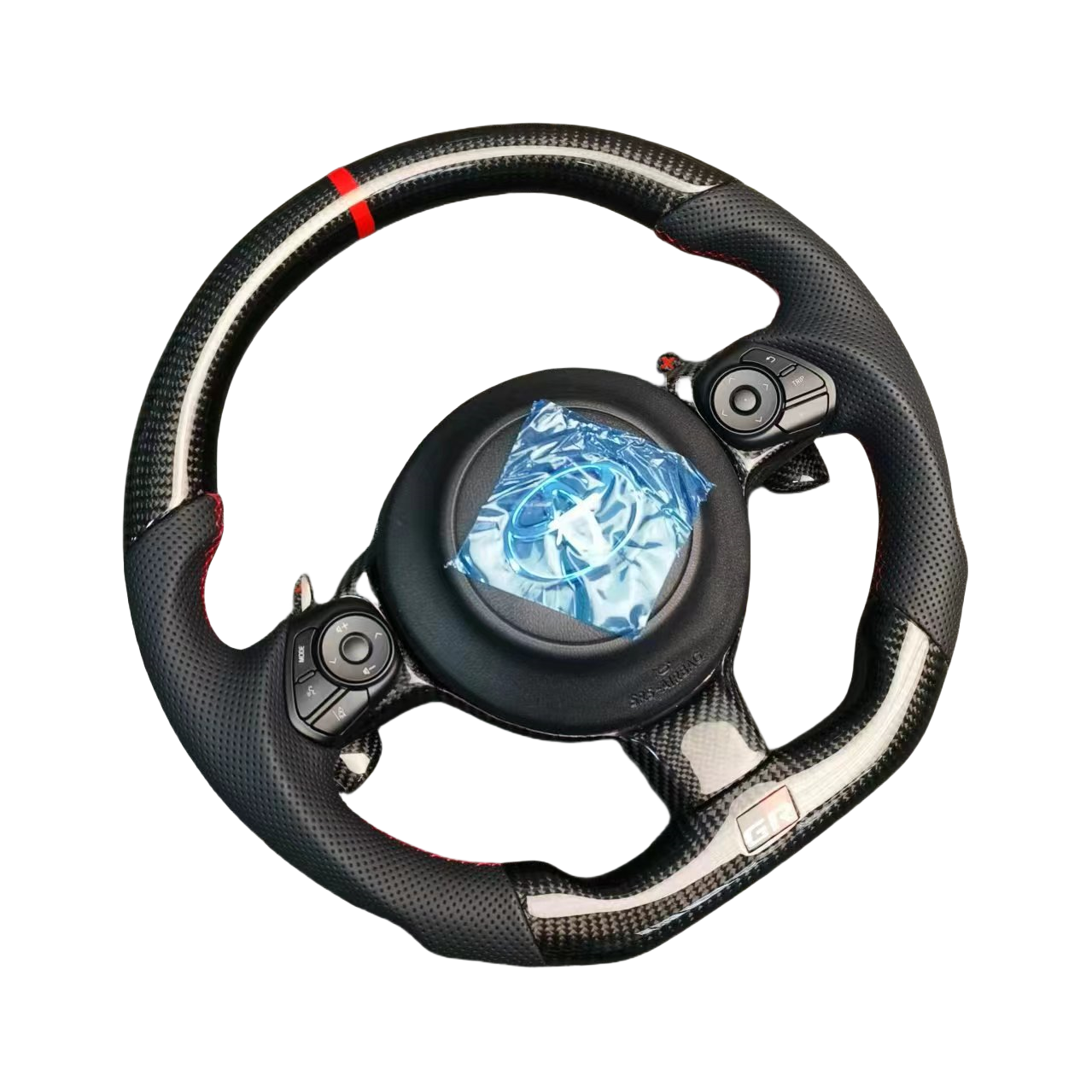 Real Carbon Fiber Steering Wheel for GT 86 Toyota AE86 86 Subaru BRZ FRS Exhaust 2012 to 2016 Car Steering Wheel