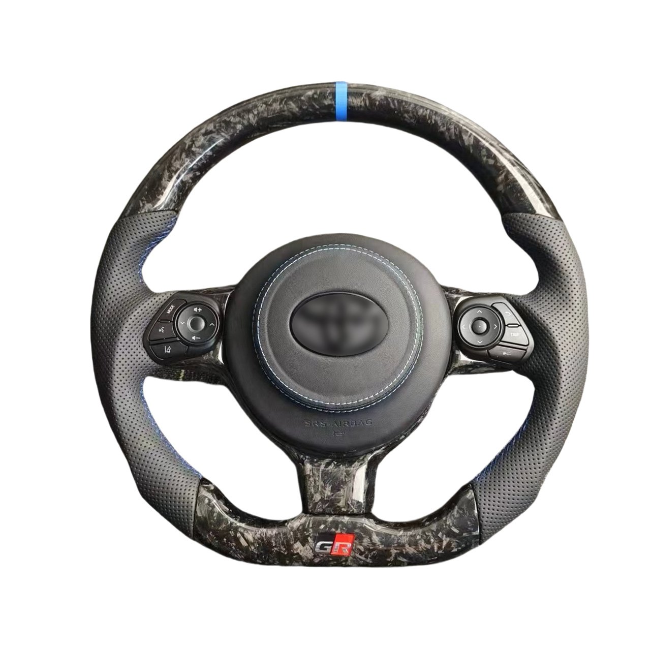 Real Carbon Fiber Steering Wheel for GT 86 Toyota AE86 86 Subaru BRZ FRS Exhaust 2012 to 2016 Car Steering Wheel