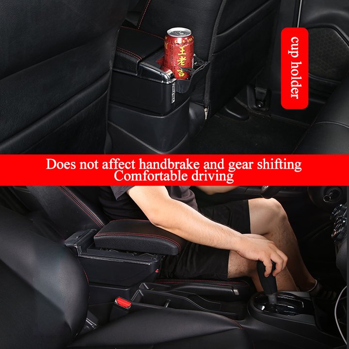For Fiat 500 Armrest Box for Fiat CRONOS Car Armrest Box Dedicated Interior Retrofit Center Storage Box Car Accessories