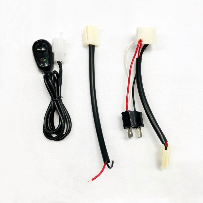 Custom Motorcycle Light Bar Relay Wiring Harness Full Kit