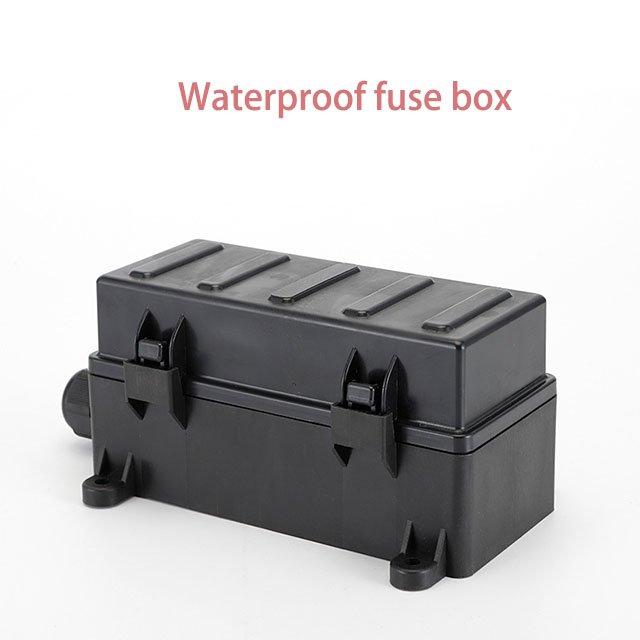 Waterproof Relay Box 12V with Relay ATC/ATO Blade Fuse Block Relay Box with for Auto