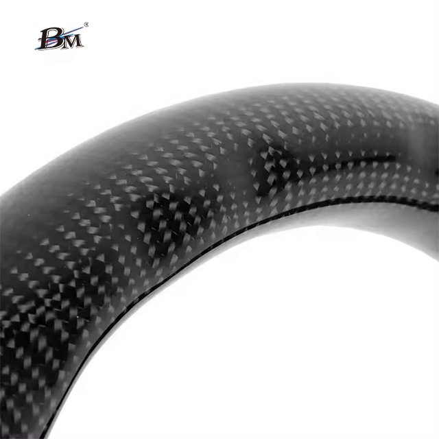 For Honda CIVIC 10 Generation FK8 USA Generation Carbon Fiber Black Leather Led Light Custom Steering Wheels 2017 2018 2019 2020