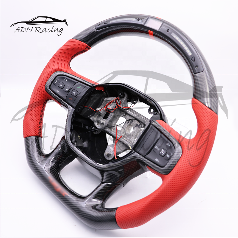 Carbon Fiber LED Steering Wheel For DODGE RAM Rebel 1500 TRX 2019+