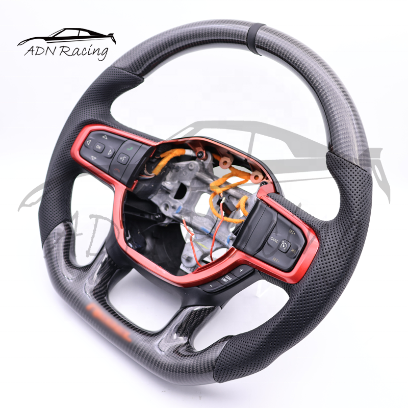 Carbon Fiber LED Steering Wheel For DODGE RAM Rebel 1500 TRX 2019+