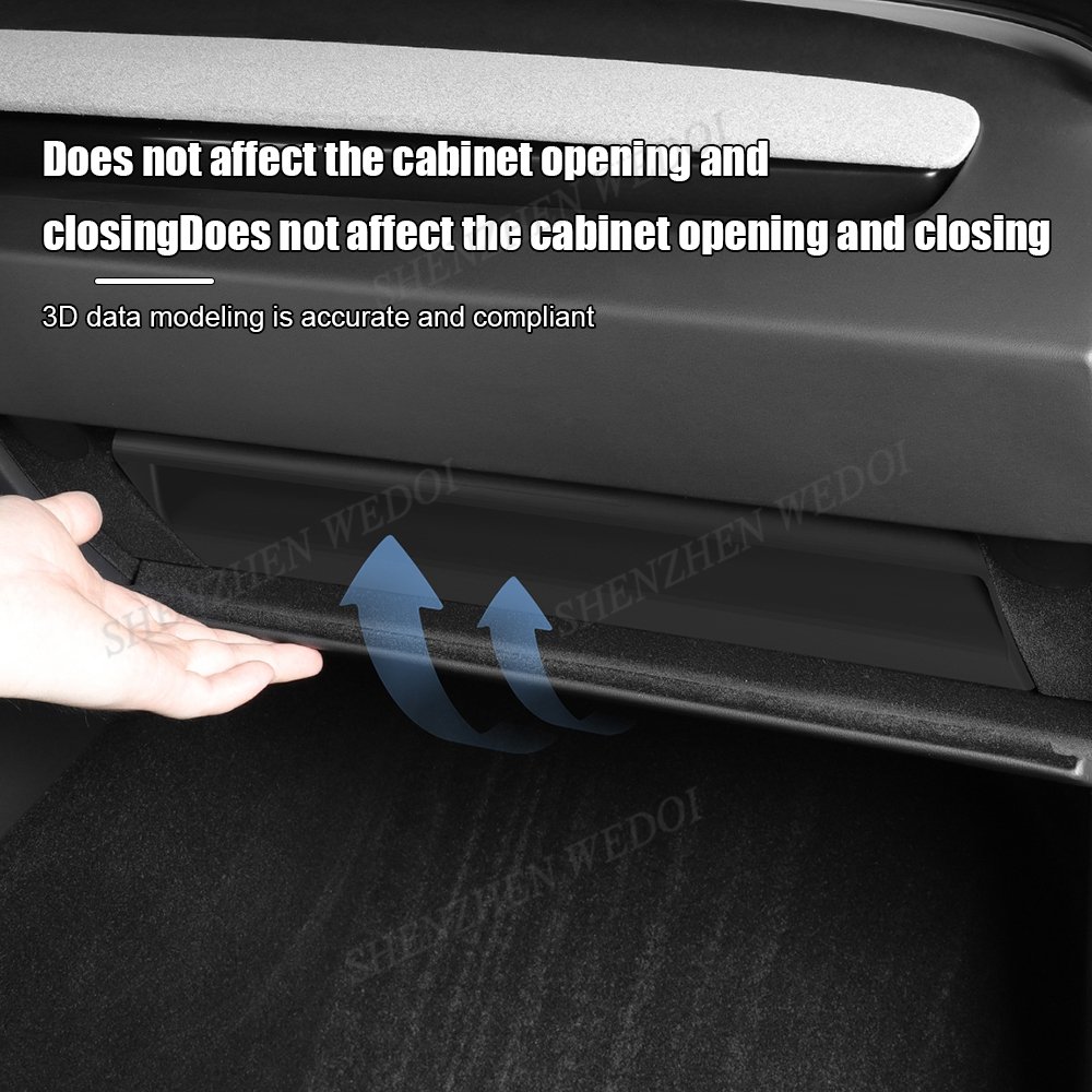 TPE Assistant Driver Seat Glovebox Storage Box Cover for tesla Model 3 Highland Accessories
