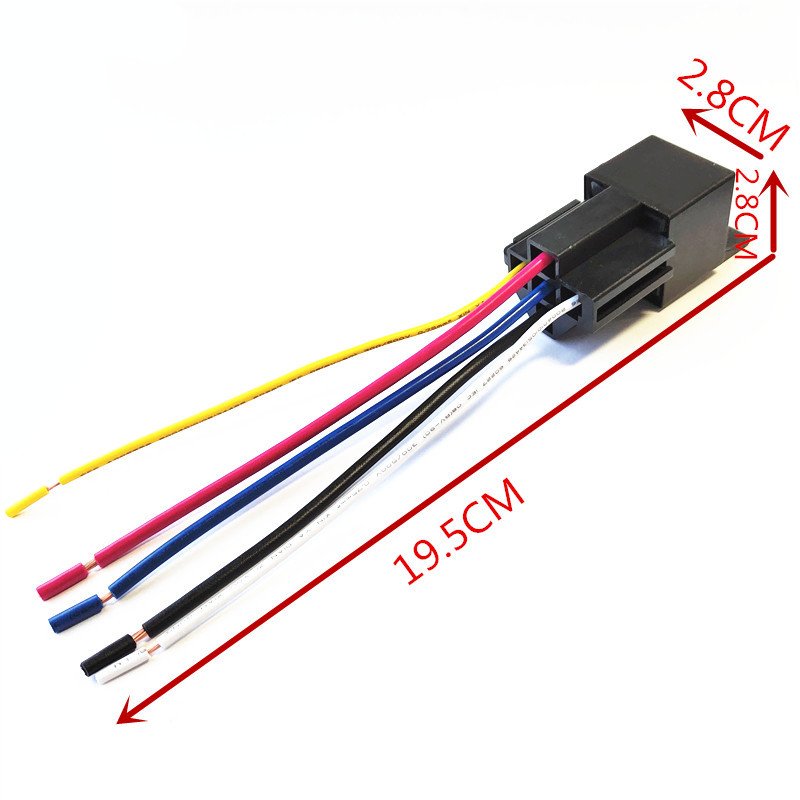 12V/24V Automotive Relays Fixed Back 5-pin Conversion 40A /80A/100A AC Automotive Car Relayrelay 12v 4 Pin Gps