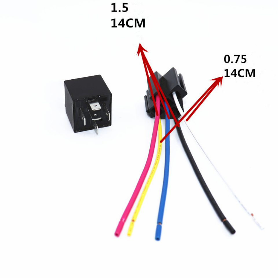 12V/24V Automotive Relays Fixed Back 5-pin Conversion 40A /80A/100A AC Automotive Car Relayrelay 12v 4 Pin Gps