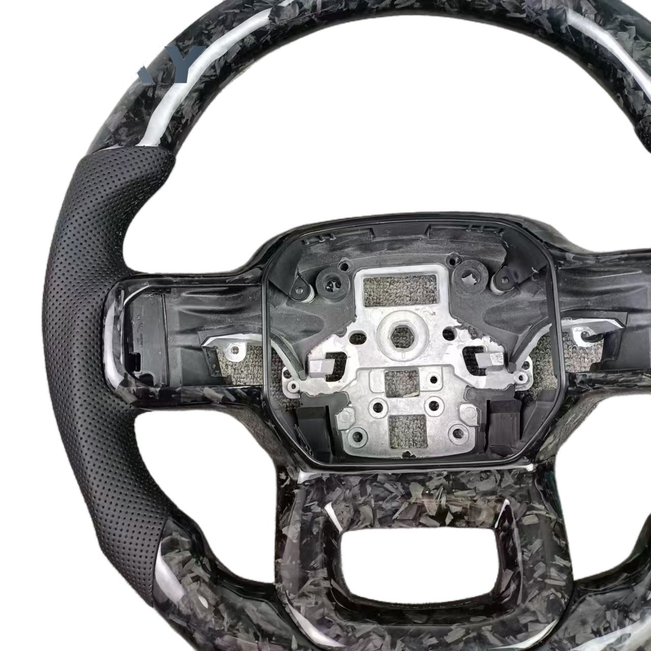 For Ford Raptor Sport Forged Carbon Fiber Car Steering Wheel High Quality Performance Accessory