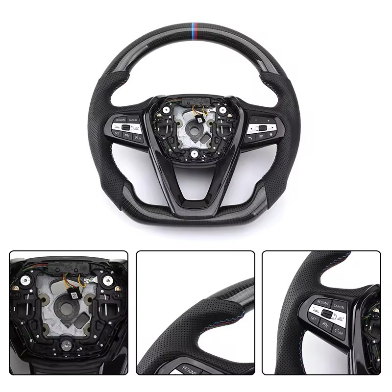 Carbon Fiber Volant De Voiture Autos Carro Volant for BMW G Series G20 G80 G21 G81 G22 G30 G31 G32 G11 G12 G14 G15 G16 G01 G02 G
