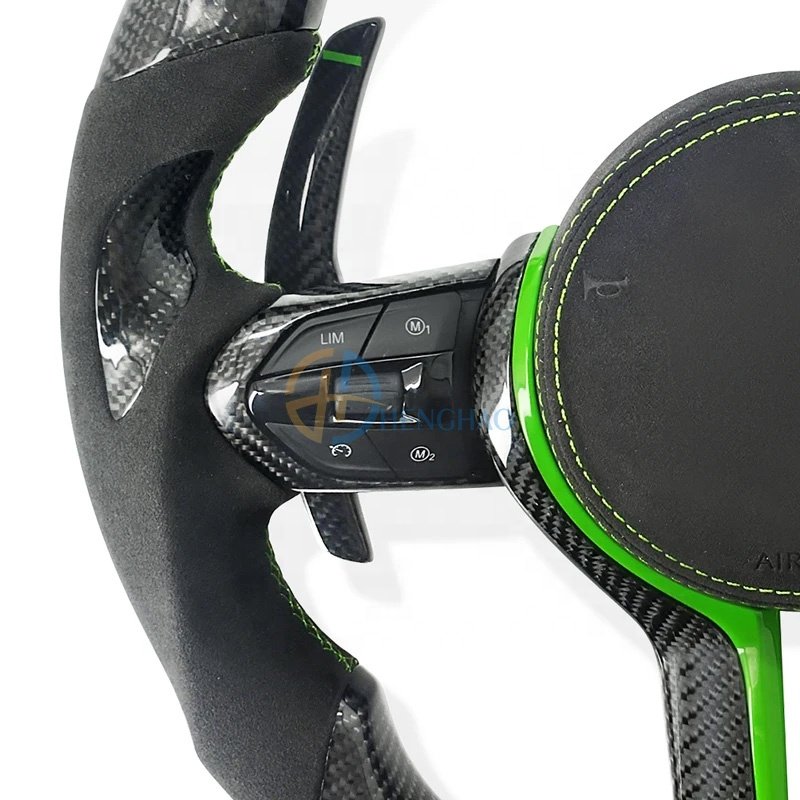 Customized LED Carbon Fiber Steering Wheel For BMW F-series F30 F10 F15 F25 F02 F06 F26 F20 M6 M5 M3 Sports Steering Wheel LED
