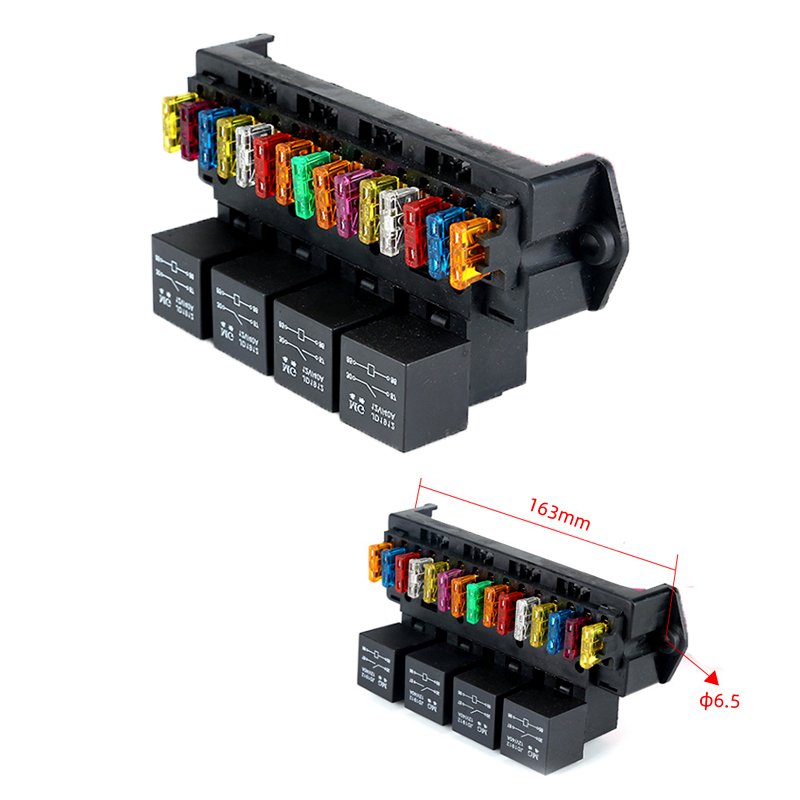 2021 Fire Truck High Quality Mini Fuse Box and Mini Relay Box Auto Fuse Box