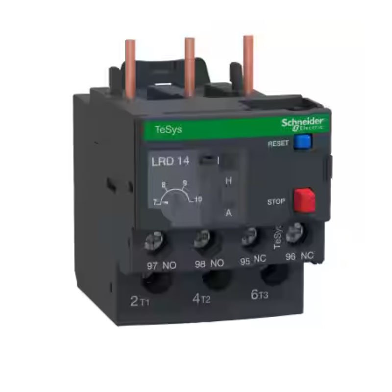 Schneider LRD146 Thermal Overload Relay,TeSys Deca,7-10A,1NO+1NC,class 10A,lugsring Terminal