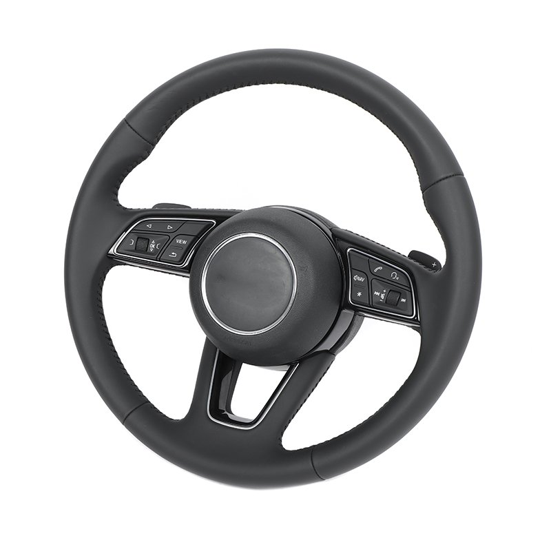 Fits Audi S1 S3 S4 S5 RS3 RS4 RS5 RS6 RS7 A7 B8.5 B9 TT R8 Upgrade Full Leather Steering Wheel