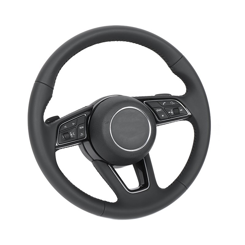 Fits Audi S1 S3 S4 S5 RS3 RS4 RS5 RS6 RS7 A7 B8.5 B9 TT R8 Upgrade Full Leather Steering Wheel