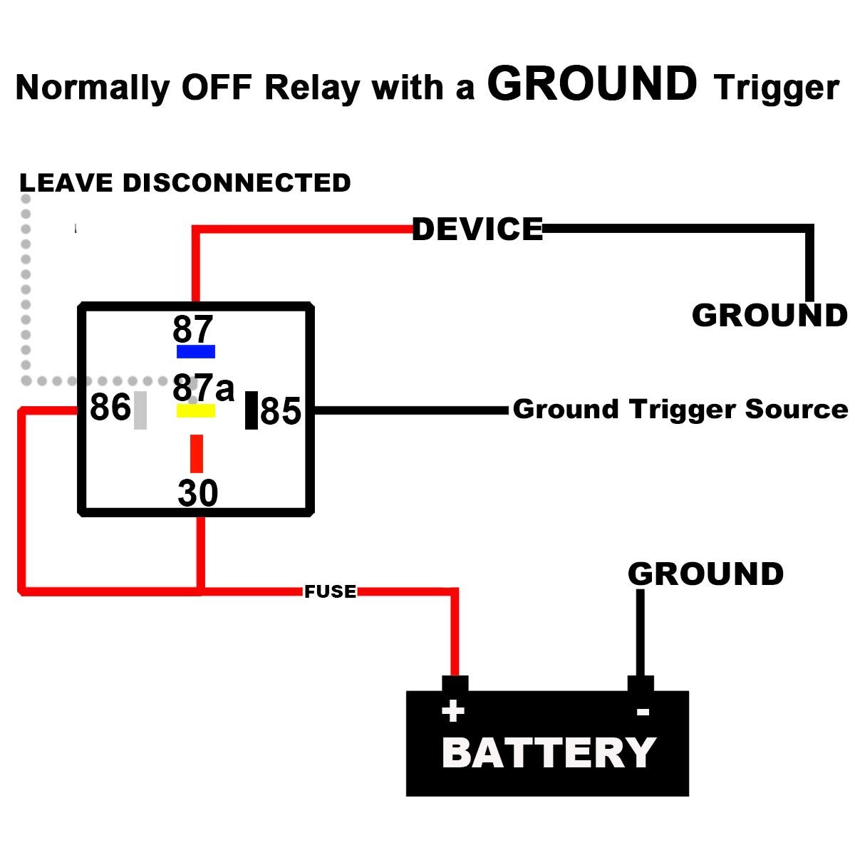 QIANJI JD1912 JD1929 Automotive Relay 12V 40A 4-pin Relay, Suitable for Cars, Trucks, Motorcycles, Boats