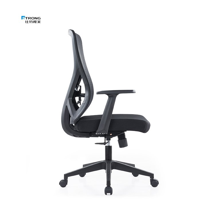 Classic Luxury Modern Fixed Armrest Swivel Computer Mesh Ergonomic Office Chair