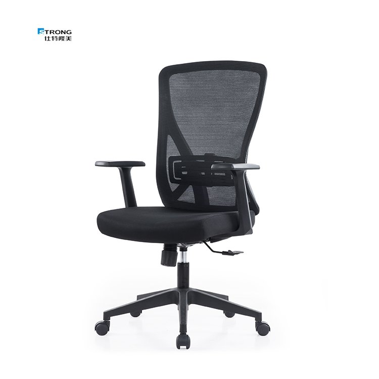 Classic Luxury Modern Fixed Armrest Swivel Computer Mesh Ergonomic Office Chair