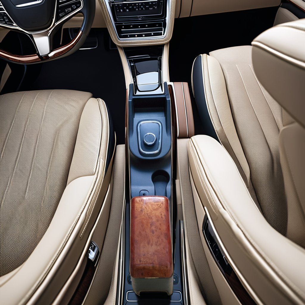 Wholesale Price Armrest Box New Energy Car Organizer Tray Box Central Console Armrest Storage Box with Gear Controller