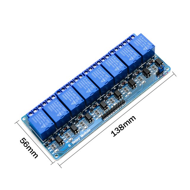 5V 12V 24V Relay Module With Optocoupler Relay Output 1 2 4 6 8 16Way Relay Module for Arduino PLC Automation Equipment Control