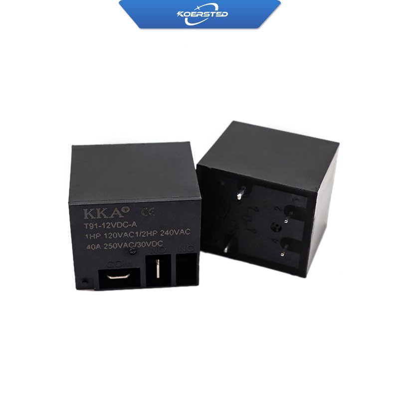 KKA-T91 30A 4Pin/5Pin 5V/12V/24V 250VAC High Power Relay for Auto/Household
