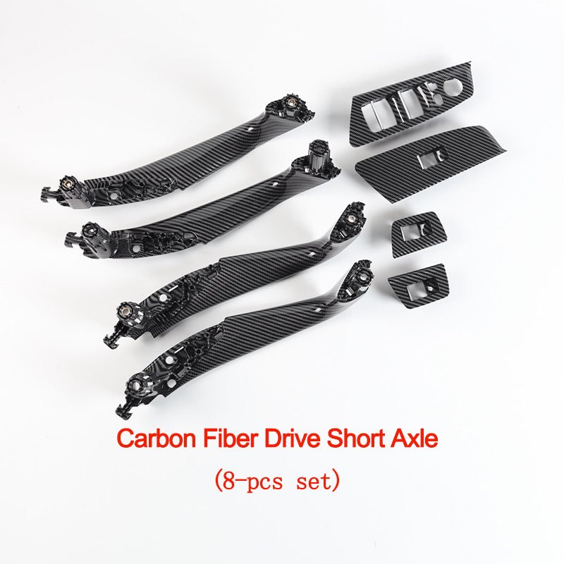 8PCS LHD RHD Carbon Fiber Interior Inner Door Handle for BMW 5 Series G30 G31G38 F90 M5 LCI 51417438523 51417438524