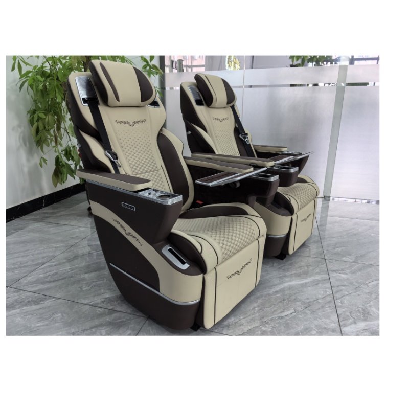 Luxury Electric Modified Car Toyota Hiace Van Mercedes Vito Motorhome Seat with Armrest Table