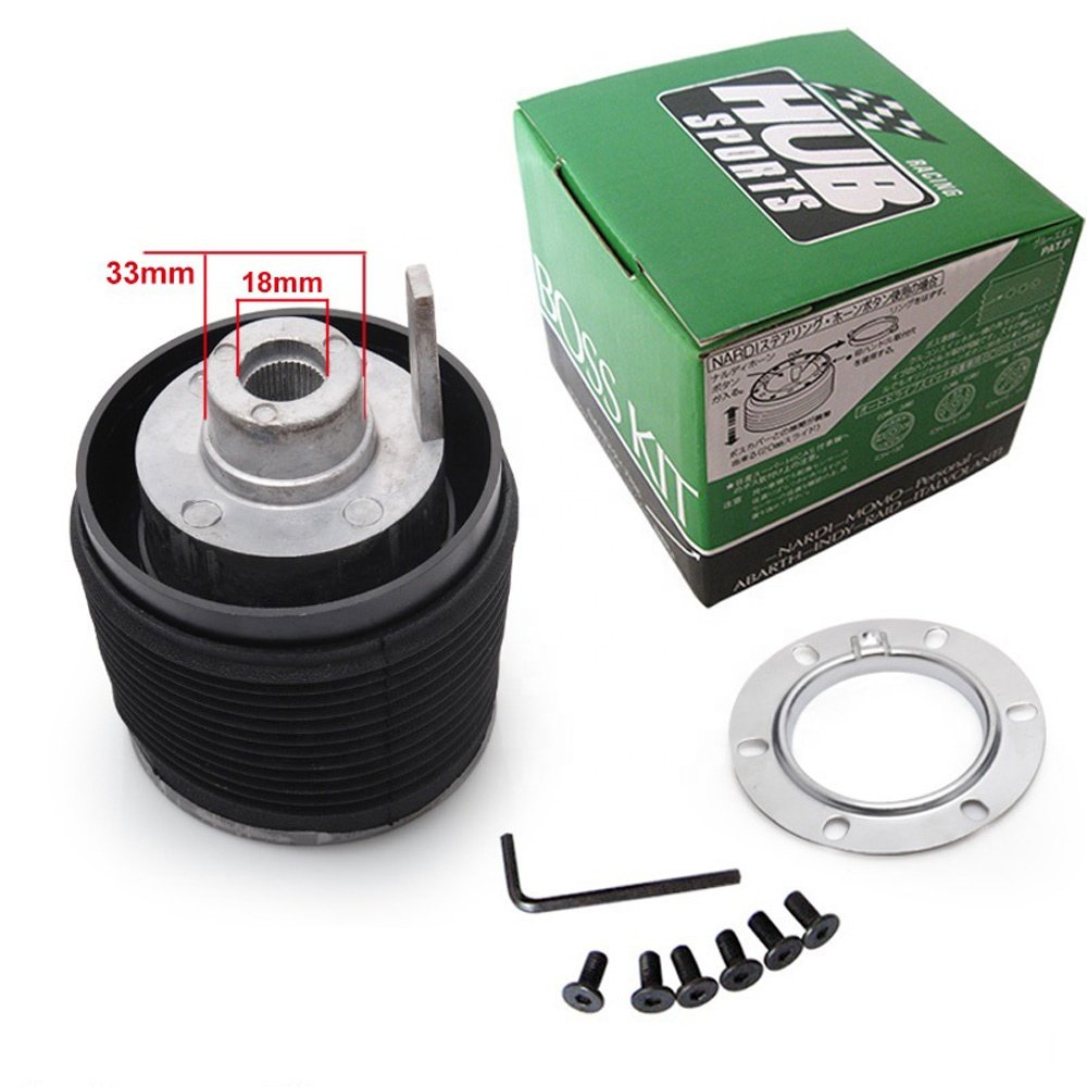 JDMotorsport88 Racing JDM Performance Car Steering Wheel Boss Kit Hub For Peugeot 106 206