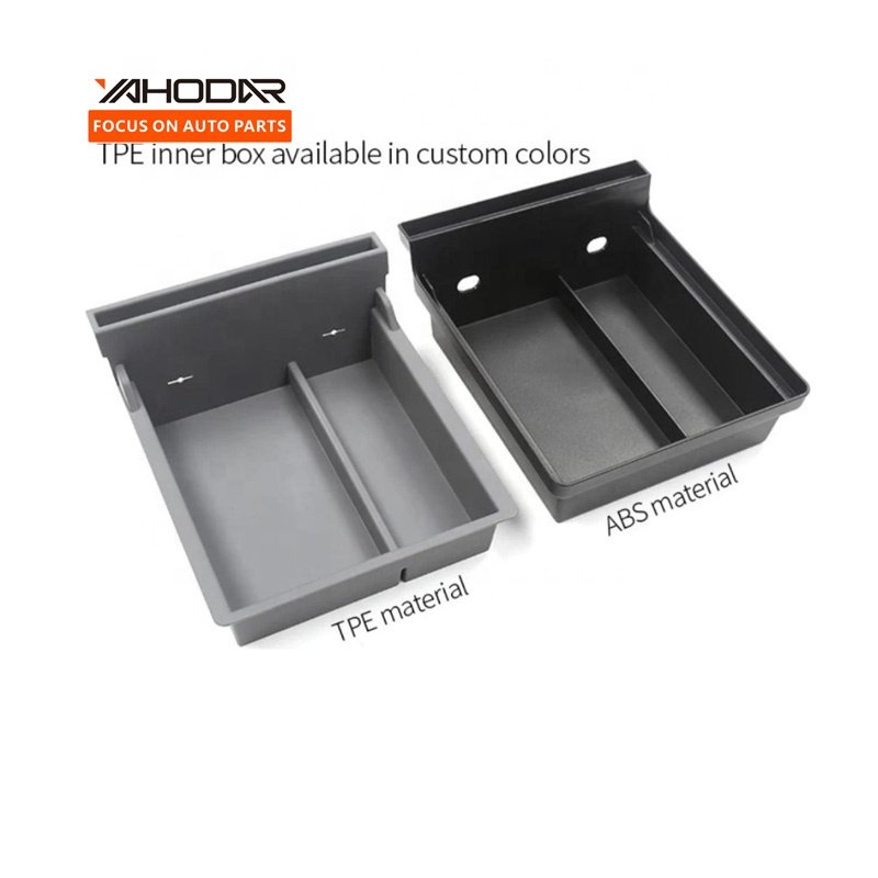 Car Central Control Armrest Double Layer Storage Box for Tesla Model 3 Model Y 2021-22 Interior Accessories