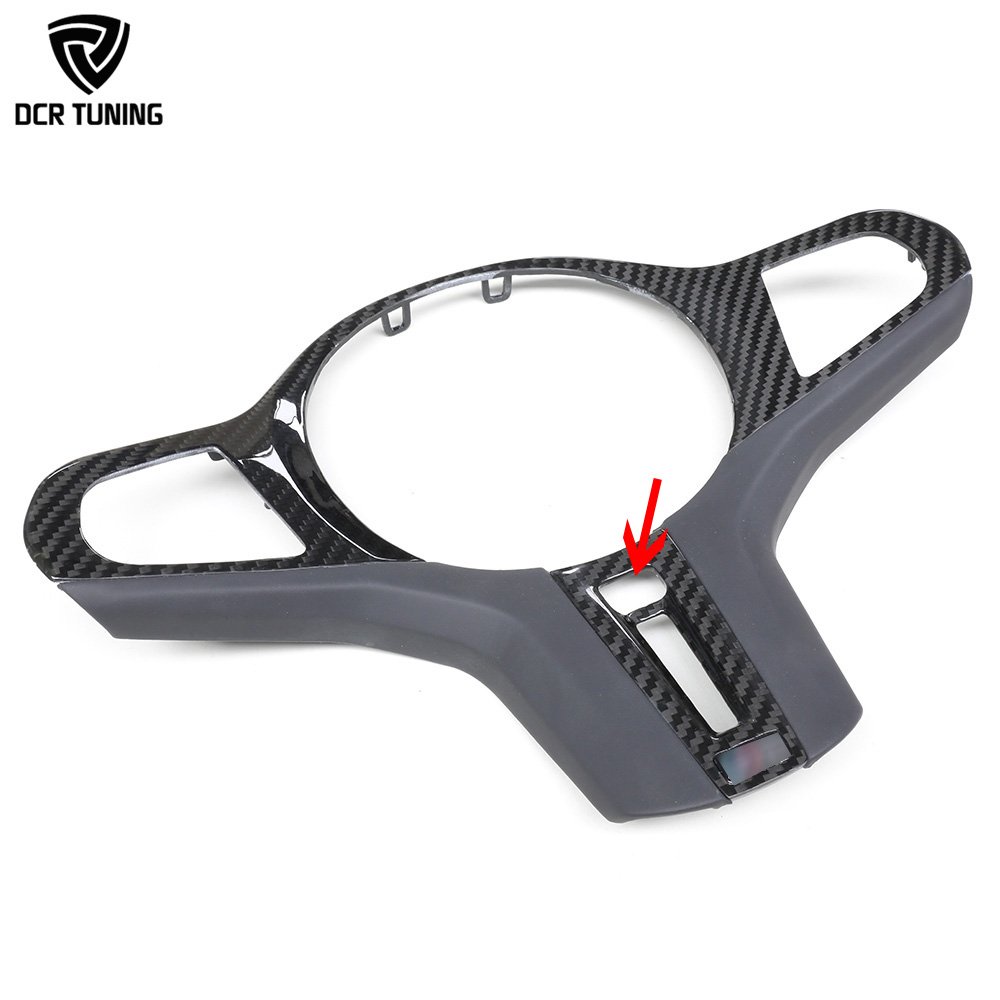 For BMW G80 G82 G83 G81 Forged Carbon Fiber Steering Wheel Trim Replacement M2 M3 M4 Interior Steering Middle Cover Car Upgrade