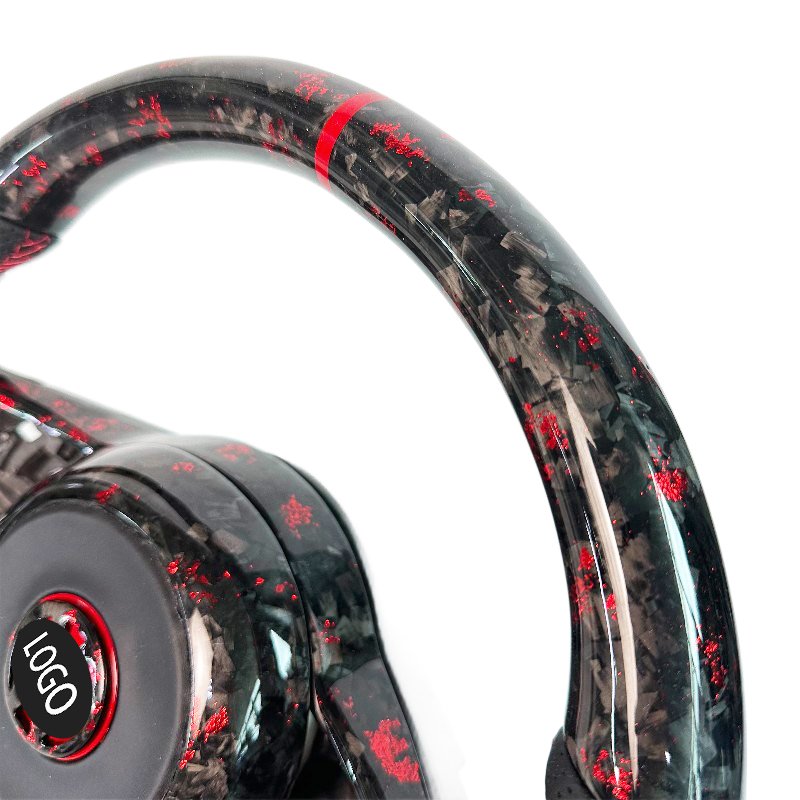 Red Forged Carbon Fiber Car Steering Wheel for Volkswagen golf mk7 7.5 steering wheel GTI GTS GTD GTE R R Line Polo GTI MK7