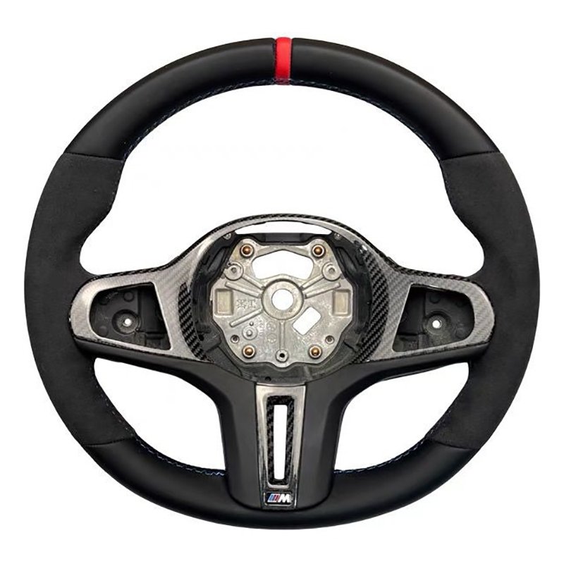 Piano Black Sport Carbon Fiber Steering Wheel for BMW G20 G30 G80 G82 G26 F40 F44 G11 G12 G14 G15 G32 X3 X4 X5 X7