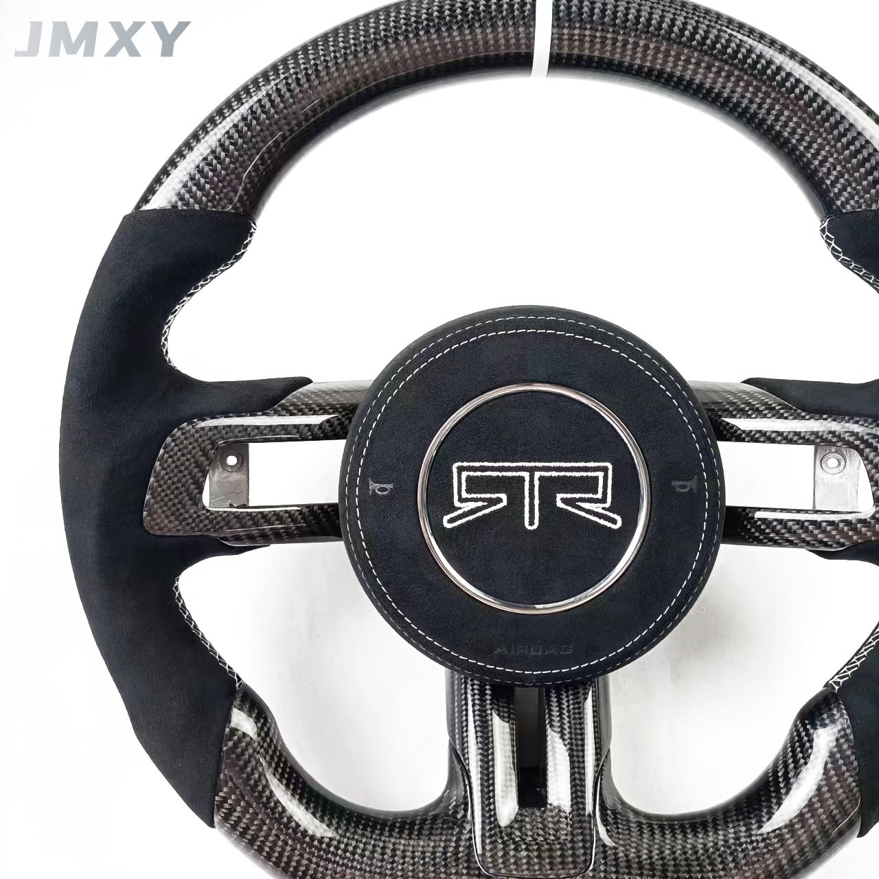 100% real carbon fiber steering wheel suitable for 2015-2023 Ford Mustang steering wheel