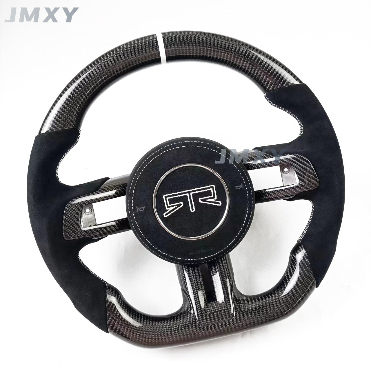100% real carbon fiber steering wheel suitable for 2015-2023 Ford Mustang steering wheel