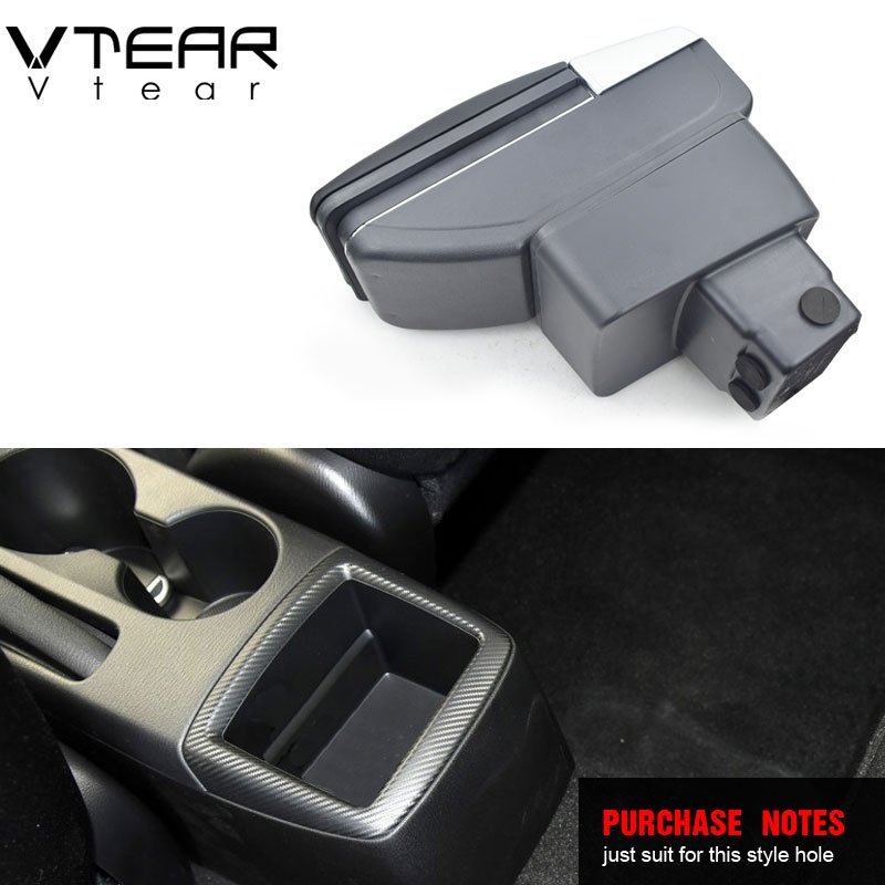 Vtear for Mazda CX-3 CX 3 CX3 Armrest Box Central Store Content Box Cup Holder Ashtray Interior Car-styling Accessories 14-19