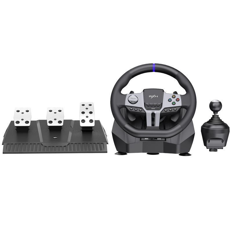 Hot Sale PXN V9 Gen2 900 Degree Car Game Simulator Racing Gaming Steering Wheel For Pc Ps4 Switch