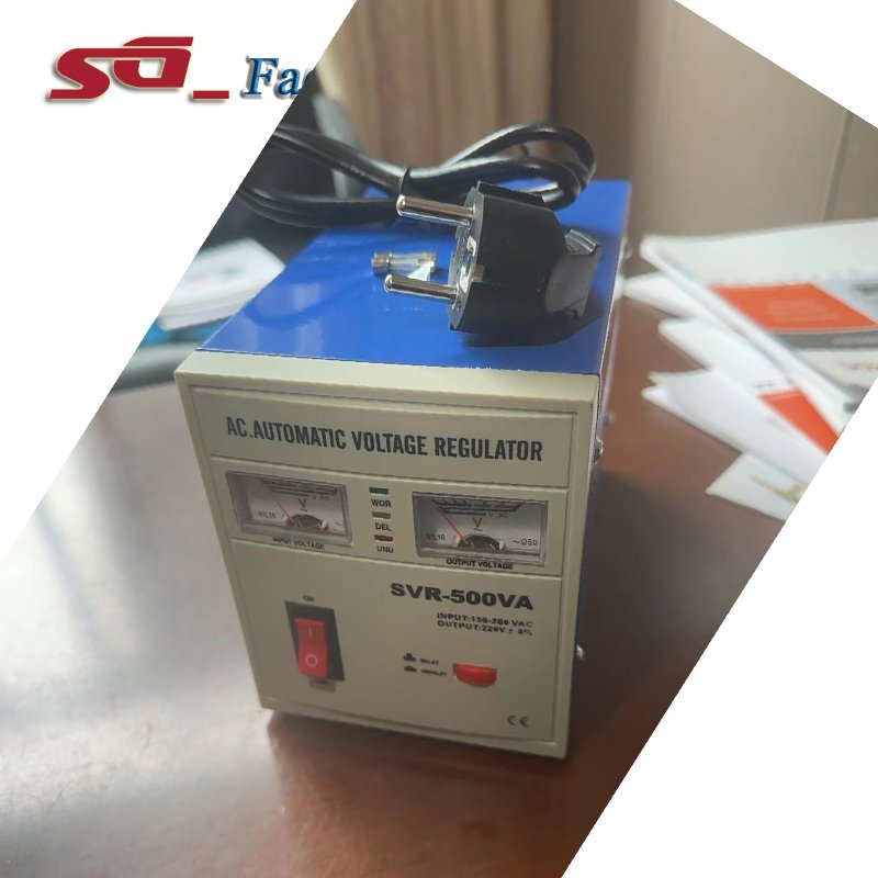 SVR 500VA RELAY TYPE SINGLE PHASE AC Automatic Voltage Regulator