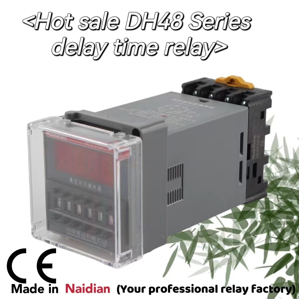 OEM ODM Time Relay Factory Supply Cyclic Time Controller Relay Sealed 0.1s-99h DH48S-S/ DH48S-1Z/ DH48S-2Z Delay Time Relay