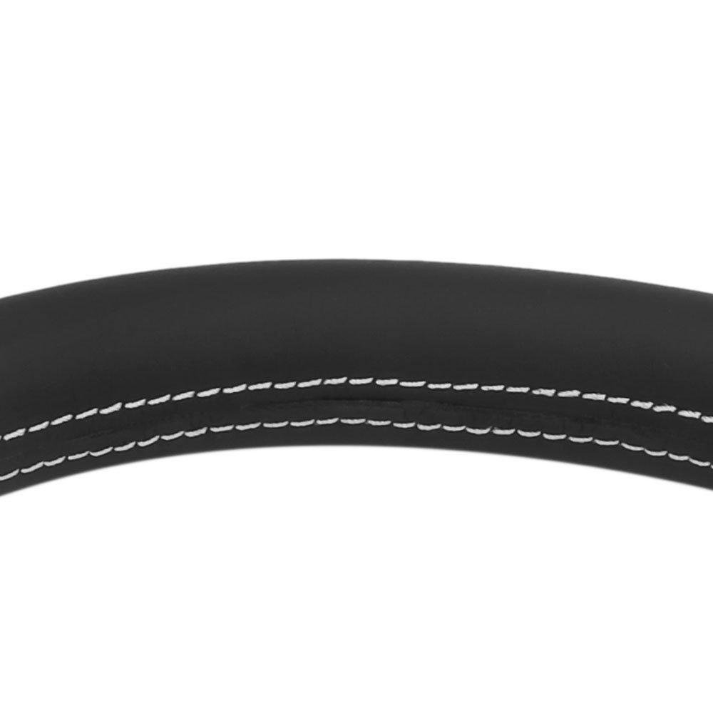 Car Modified Steering Wheel,14 inch 350mm Universal Real leather Aluminum Alloy Flat Racing steering wheel